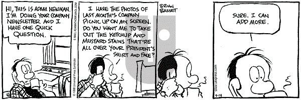 Adam@Home on Monday September 14, 1998 Comic Strip