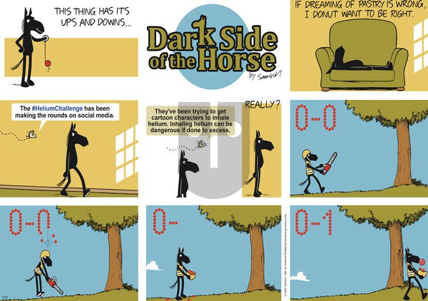 Dark Side of the Horse - Sunday December 8, 2024 Comic Strip
