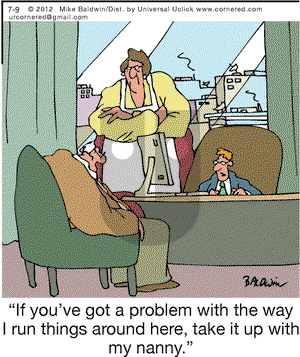 Cornered on Monday July 9, 2012 Comic Strip