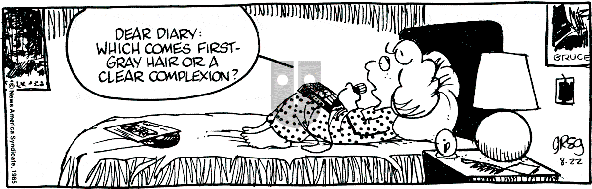 Luann - Thursday August 22, 1985 Comic Strip