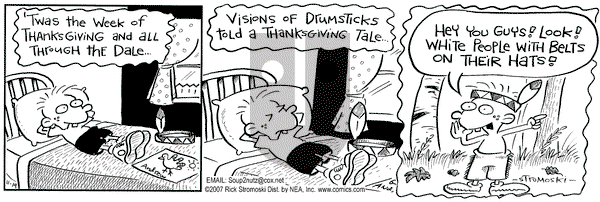 Soup to Nutz - Old on Monday November 19, 2007 Comic Strip