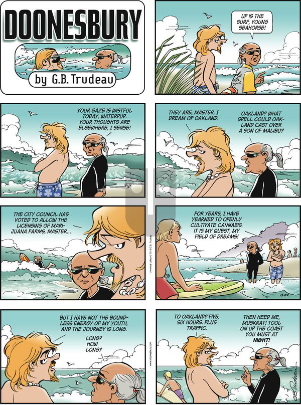 Doonesbury on Sunday August 22, 2010 Comic Strip