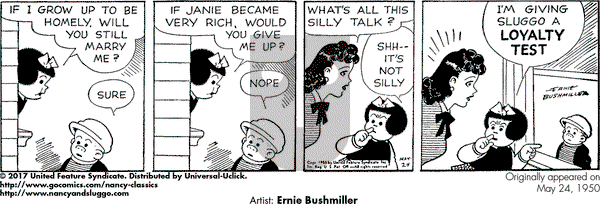 Nancy Classics on Wednesday May 24, 2017 Comic Strip
