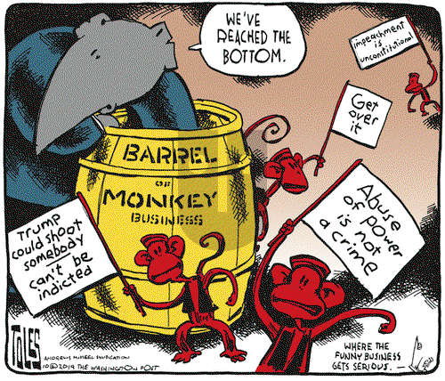 Tom Toles on Friday October 25, 2019 Comic Strip