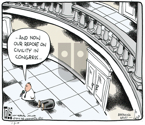 Tom Toles on Friday January 31, 2014 Comic Strip