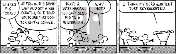 Pearls Before Swine on Monday July 31, 2006 Comic Strip