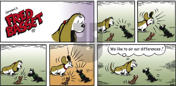 Fred Basset on Sunday December 4, 2016 Comic Strip