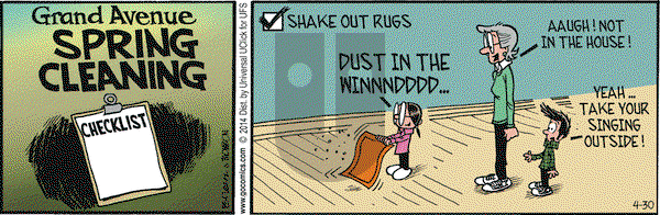Grand Avenue on Wednesday April 30, 2014 Comic Strip
