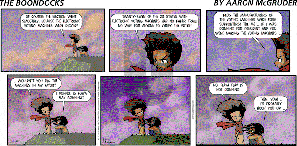 The Boondocks on Sunday July 1, 2012 Comic Strip