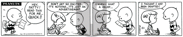 Peanuts on Monday May 21, 1951 Comic Strip