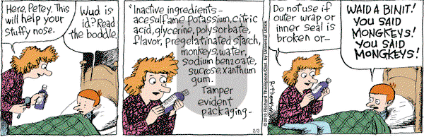 Cul de Sac on Tuesday February 3, 2015 Comic Strip