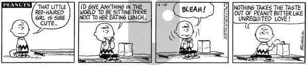 Peanuts on Tuesday December 15, 1964 Comic Strip
