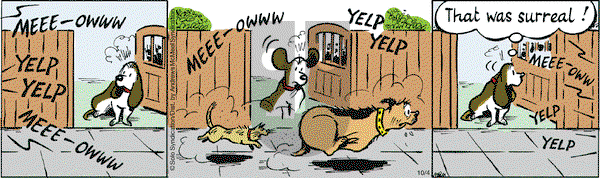 Fred Basset on Thursday October 4, 2018 Comic Strip