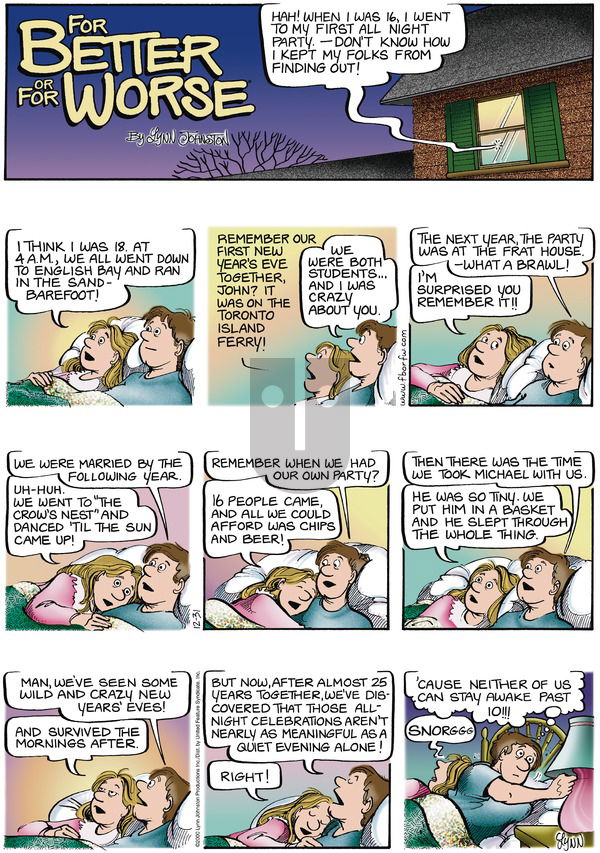 For Better or For Worse on Sunday December 31, 2000 Comic Strip
