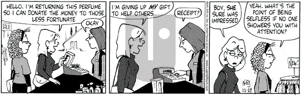 Luann on Friday December 28, 2001 Comic Strip