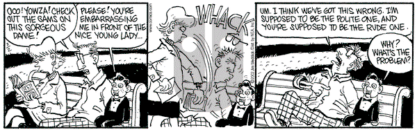 Monty on Saturday March 2, 2002 Comic Strip