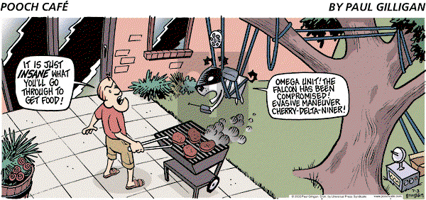 Pooch Cafe on Sunday July 3, 2005 Comic Strip