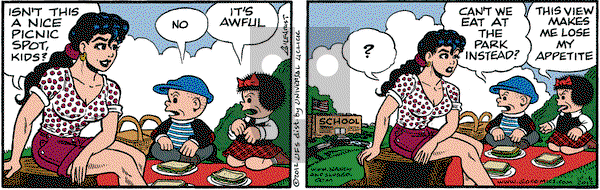 Nancy on Saturday October 6, 2012 Comic Strip