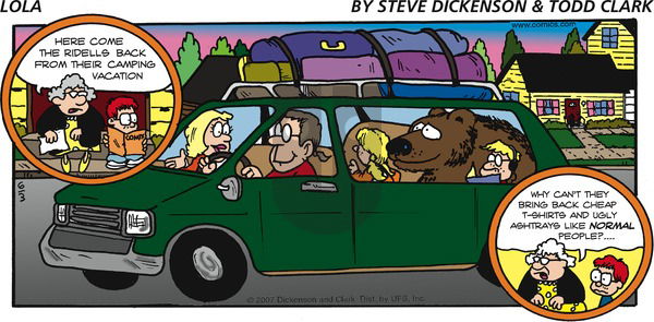 Lola on Sunday June 3, 2007 Comic Strip