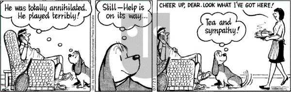 Fred Basset on Monday July 23, 2007 Comic Strip