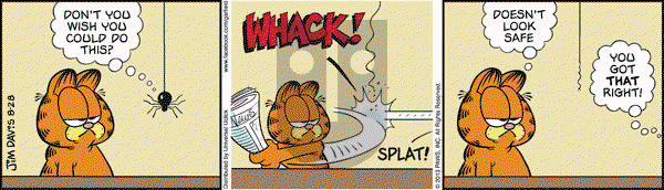Garfield on Wednesday August 28, 2013 Comic Strip