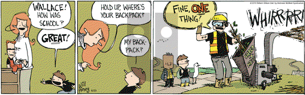 Wallace the Brave on Thursday June 20, 2019 Comic Strip