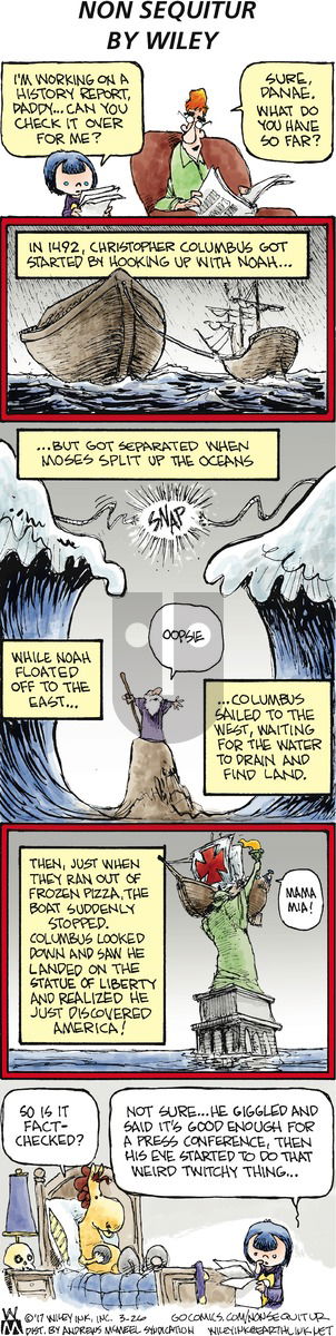 Non Sequitur on Sunday March 26, 2017 Comic Strip