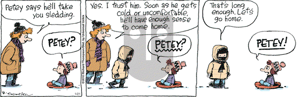 Cul de Sac on Thursday January 21, 2010 Comic Strip