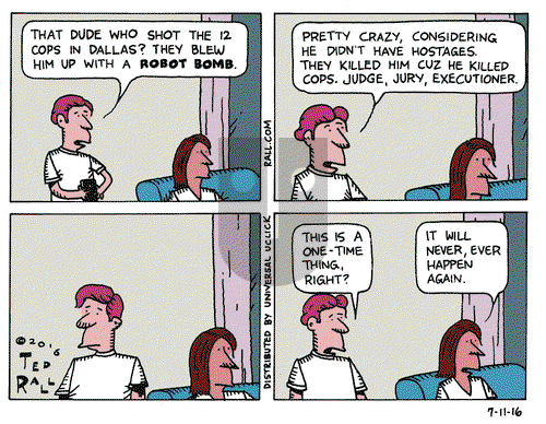 Ted Rall on Monday July 11, 2016 Comic Strip