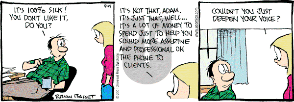 Adam@Home on Friday December 14, 2001 Comic Strip