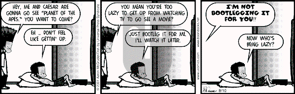 The Boondocks - Friday August 10, 2001 Comic Strip