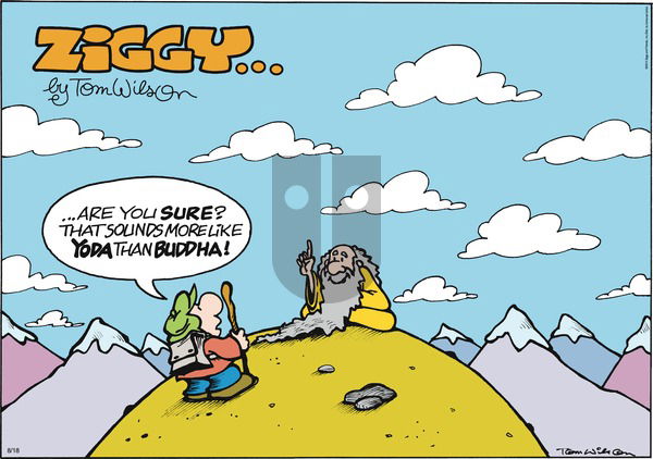 Ziggy on Sunday August 18, 2013 Comic Strip