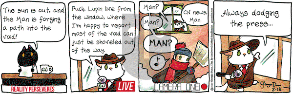 Breaking Cat News on Monday February 18, 2019 Comic Strip