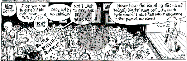 Cul de Sac on Thursday June 19, 2008 Comic Strip