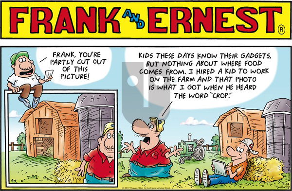 Frank and Ernest on Sunday May 14, 2017 Comic Strip