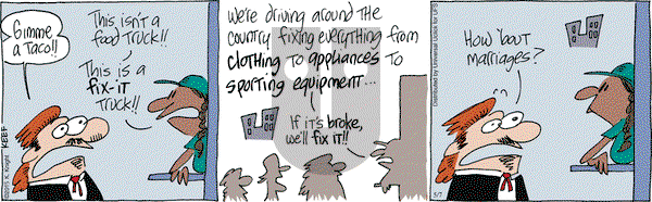 The Knight Life on Thursday May 7, 2015 Comic Strip