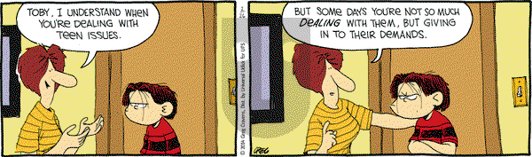 The Buckets on Wednesday February 26, 2014 Comic Strip