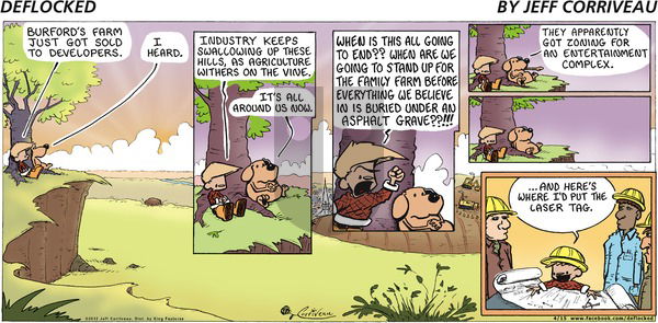 DeFlocked on Sunday April 15, 2012 Comic Strip
