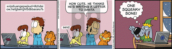 Garfield on Thursday December 12, 2013 Comic Strip