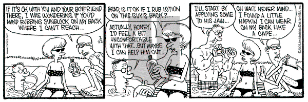 Monty on Friday July 22, 2005 Comic Strip