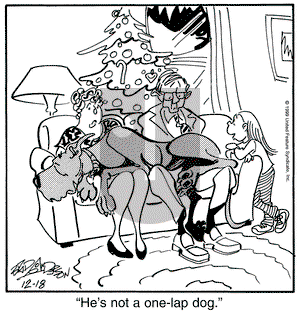 Marmaduke on Saturday December 18, 1999 Comic Strip