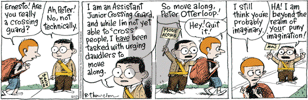 Cul de Sac on Monday September 17, 2018 Comic Strip