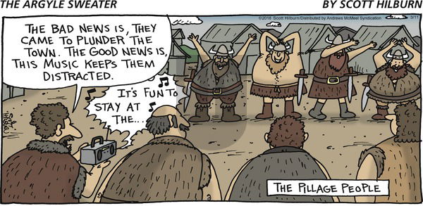 The Argyle Sweater on Sunday March 11, 2018 Comic Strip