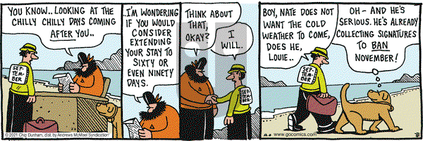 Overboard on Wednesday September 1, 2021 Comic Strip