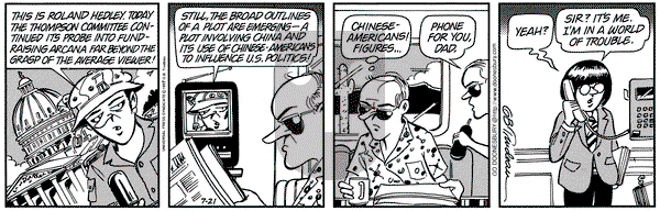 Doonesbury on Monday July 21, 1997 Comic Strip