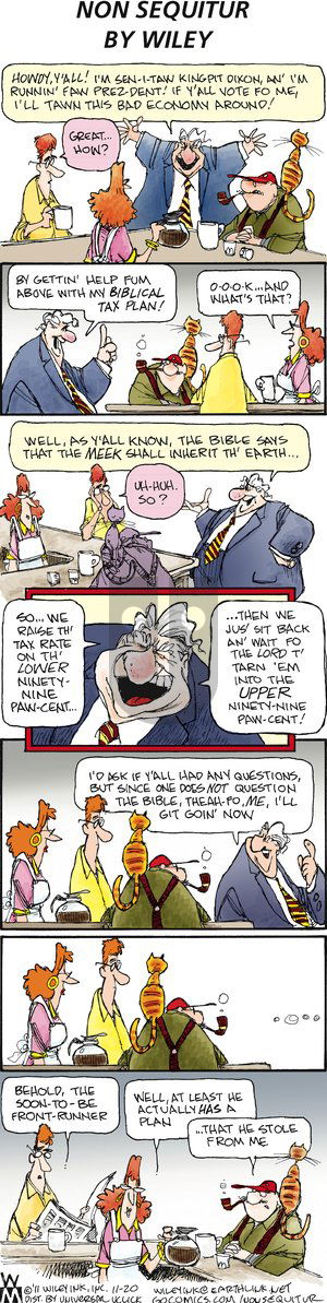 Non Sequitur - Sunday November 20, 2011 Comic Strip
