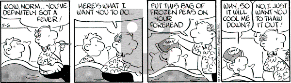 Drabble on Monday May 6, 1996 Comic Strip