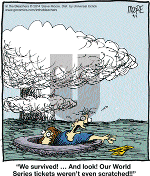 In the Bleachers on Tuesday September 2, 2014 Comic Strip