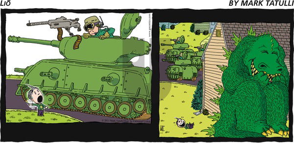 Lio on Sunday April 3, 2011 Comic Strip
