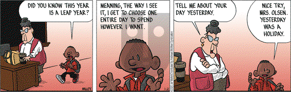 Frazz on Thursday January 2, 2020 Comic Strip